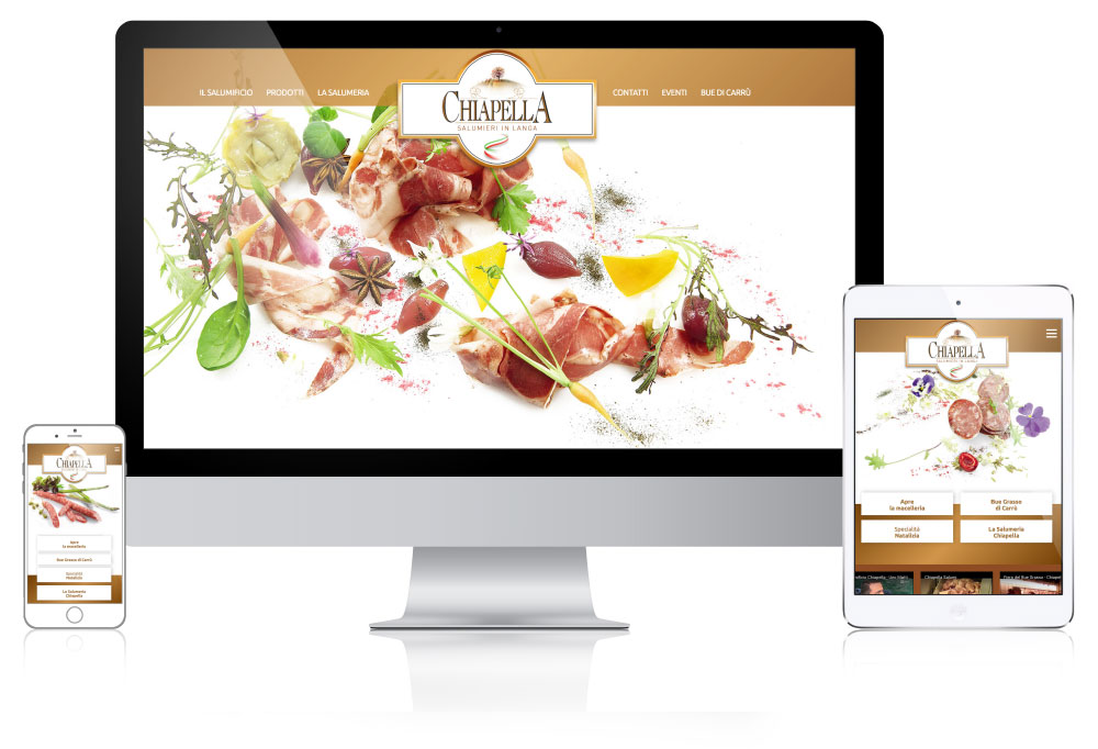 sito web Chiapella salumi